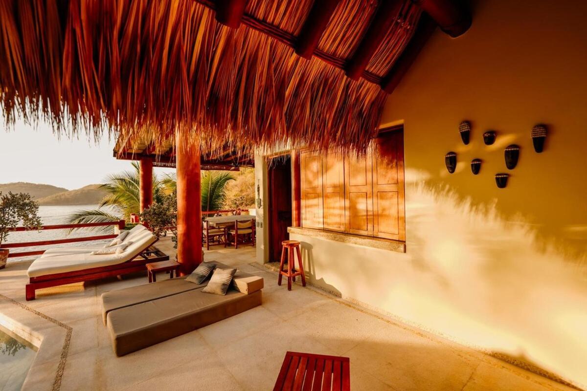 Dream Villa With Private Beach And Catering Zihuatanejo Exterior foto