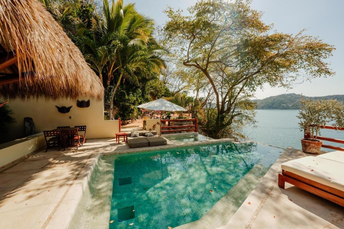 Dream Villa With Private Beach And Catering Zihuatanejo Exterior foto